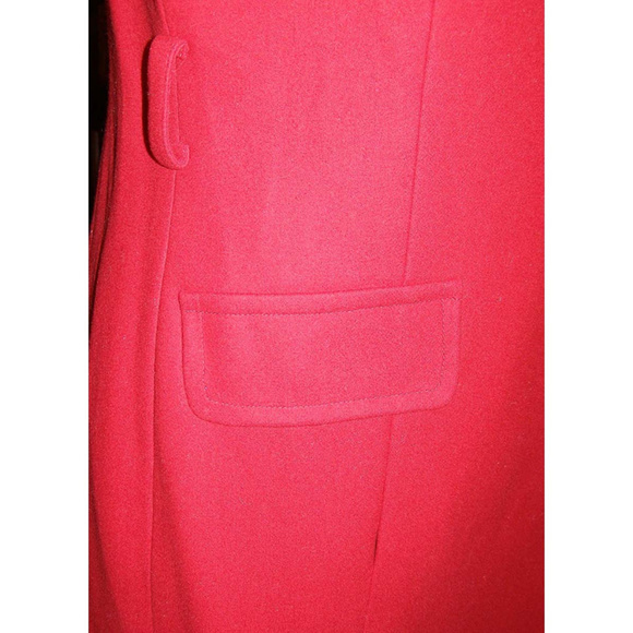 Victoria's secret label VIA red wool blend coat 8 - Picture 5 of 8